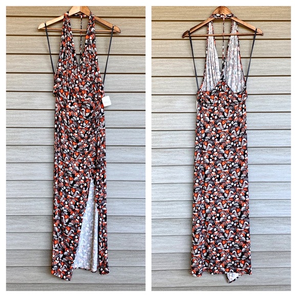 Free People Daria Maxi Dress in Black Combo Size S NWT - Picture 3 of 10